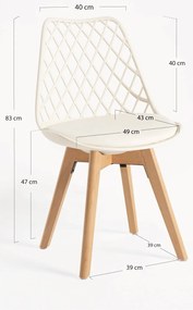 Pak 4 Mima Stoelen