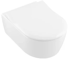 Villeroy & Boch Avento pack wandcloset directflush met slimseat zitting softclose en quickrelease ceramic+ wit 5656rsr1
