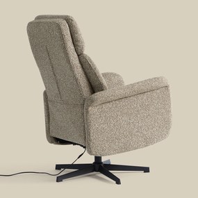 Relaxfauteuil Elektrisch Taupe Stof