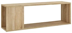 vidaXL Tv-meubel 100x24x32 cm spaanplaat sonoma eikenkleurig