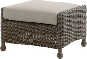 4 Seasons Outdoor | Madoera footstool, colonial  Voetenbank    antraciet weerbestendig