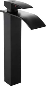 Mexen Aries hoge wastafelkraan, zwart - 744810-70