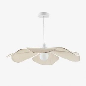 Benavid Linnen Plafondlamp Beige – Crème - Sklum