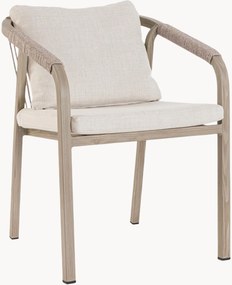 Stapelbare tuinstoelen Kalimera met armleuning, 4-delig