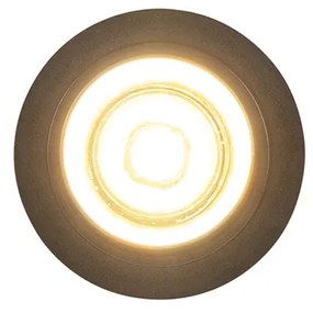 Moderne inbouwspot zwart rond kantelbaar - Installa