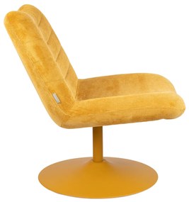 Zuiver Bubba Draaifauteuil Okergeel Retro Design