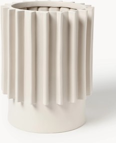 Plantenpot Valeska met geribbeld oppervlak, H 41 cm