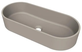Arcqua Case waskom - ovaal - 60x26cm - mat klei WAS854787