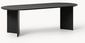 Ovale houten eettafel Toni, 200 x 90 cm