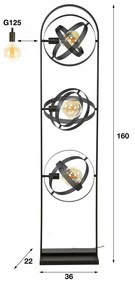 Vloerlamp Metaal Gaas