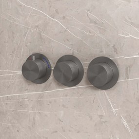 Best Design High End Moya complete 2-wegs inbouwthermostaat gunmetal