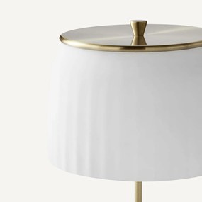 Lamp op voet opaline Canelé