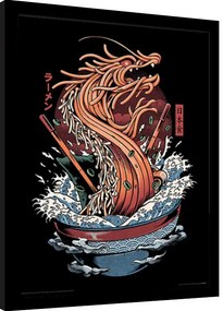 Ingelijste poster Ilustrata - Dragon Ramen