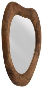 Kare Design Jorge Driehoek Spiegel Acacia Hout - 101x62cm