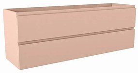 Mondiaz HAY wastafelonderkast - 140x40x50cm - 2 lades - uitsparing links - softclose - Rosee M45208Rosee