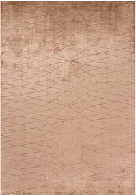 Handgemaakt laagpolig viscose vloerkleed Edge