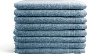 Washandjes DoubleLife Recycled Cotton Collectie– 8 stuks – 16×21 – cashmere blue