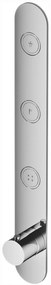 Hotbath Cobber Afbouwdeel thermostaat Verticaal met 3 pushbuttons Geborsteld Koper PVD PB050