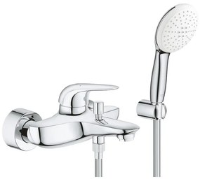 GROHE Eurostyle Badmengkraan - met doucheset - met omstel - chroom 25286003