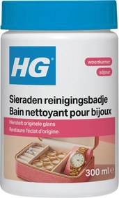 HG Sieraden Reinigingsbad - 300ml - Inclusief borstel en pincet