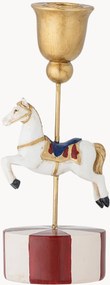 Handbeschilderde kandelaar Merry-go-round