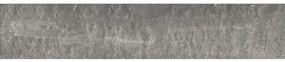 Keradom Minerali Vloer- en wandtegel 8x39cm 9mm R10 porcellanato Zinco 1596953