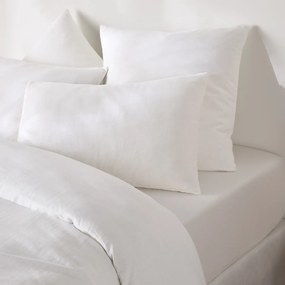 Effen kussensloop in katoen/gewassen linnen, Marnie