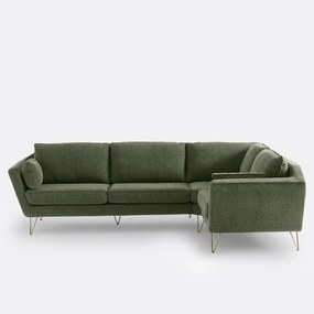 XL hoekbank in polyester, Topim