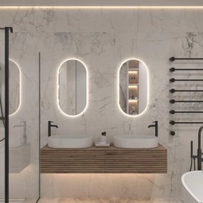 Badkamerspiegel Lina Ovaal 80x40CM | LED | Condensvrij