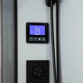 Kerra Orion complete douchecabine met massagejets zwart