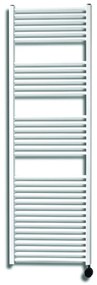 Sanicare elektrische design radiator 60x172cm wit met thermostaat rechts chroom