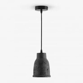 Sainza Terracotta Plafondlamp Zwarte Koolstof & Ø14 Cm - Sklum