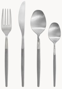 Mat geborstelde bestekset Maxime, 16-delig