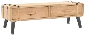 vidaXL Tv-meubel 110x33x35 cm massief vurenhout