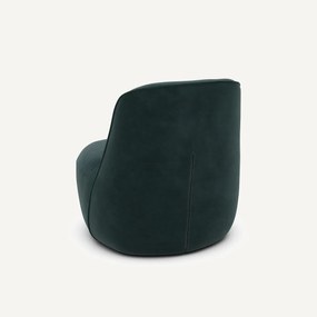 Fluwelen draaifauteuil Rosebury