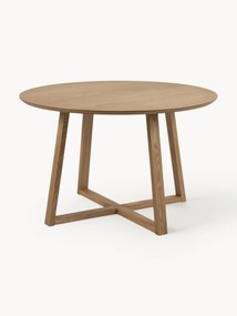 Ronde eettafel Malika uit berkenhout, Ø 120 cm