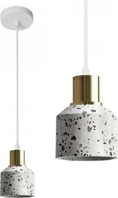 Hangende Betonnen Plafondlamp Lastri Wit APP931-1CP