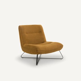 Fauteuil in mêlee gevlochten stof, Helma