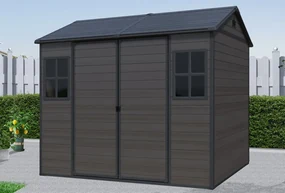 Plastikowy domek narzędziowy Tumba 1,9 x 2,4 m Store Boss antracyt
