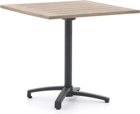 Inklapbare tafel Bellagio  | Vierkant  | Tuintafel Teakhout | 70x70cm | 2 personen | Kees Smit Tuinmeubelen