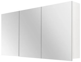 Differnz kast 120x60x15cm 3 deuren met spiegel MDF Wit 36.701.16