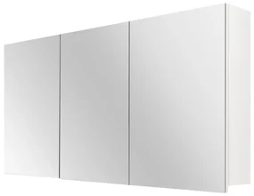 Differnz kast 120x60x15cm 3 deuren met spiegel MDF Wit 36.701.16