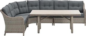 Garden Impressions Nova lounge dining set 5-delig - mystic grey