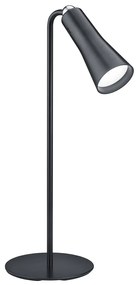 LED Moderne tafellamp zwart oplaadbaar 3-staps dimbaar - Samuel Modern rond Binnenverlichting Lamp