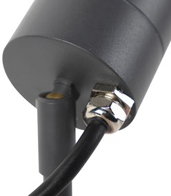 Buitenlamp Prikspot antraciet verstelbaar IP44 - Solo Modern GU10 IP44 Buitenverlichting cilinder / rond