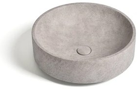 Ideavit Deco Waskom 45.5x45.5x14.5cm Beton Rond Light Grey 290304-D1