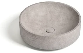 Ideavit Deco Waskom 45.5x45.5x14.5cm Beton Rond Light Grey 290304-D1