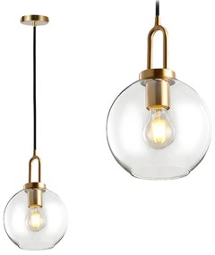 Plafondlamp Hangende Glazen Bol 20cm APP629-1CP
