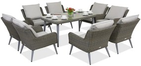 Bilbao Premium 8 Garden Point tuinmeubelen grijs