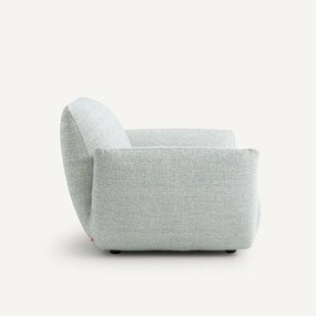 Fauteuil in canvas stof, Spogano